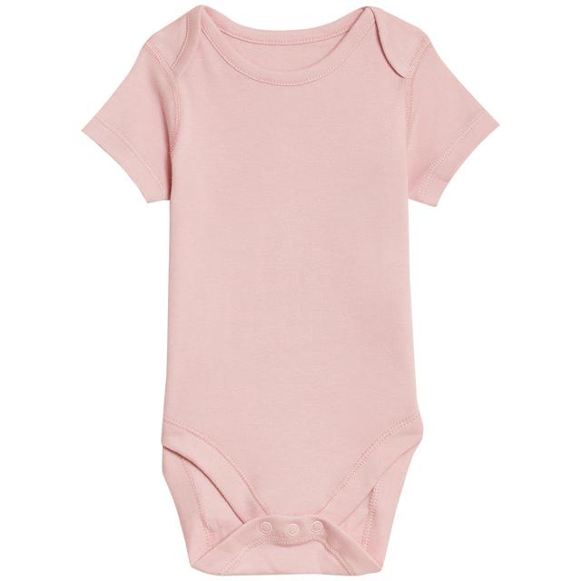 M&S 7 Pack Bodysuits, Pink Mix, 0-3 Years | Ocado