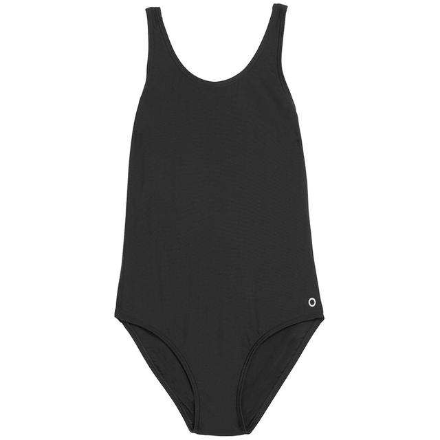 M & S Recycled Sports Swimsuit, 6-7 Years, Black
