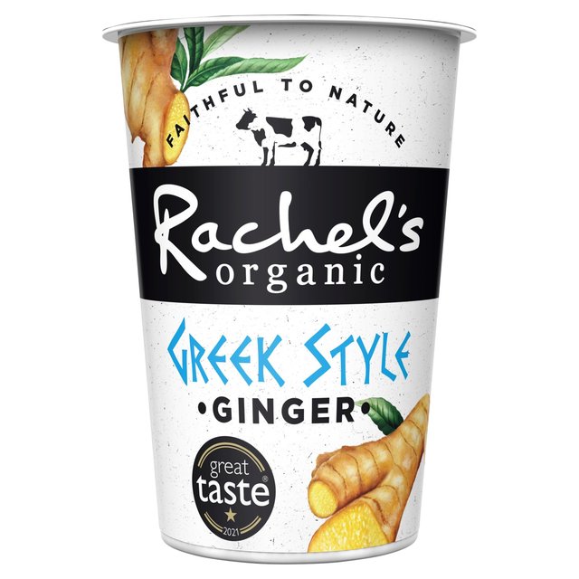 Rachel’s Organic Greek Style Ginger Yoghurt, 450g