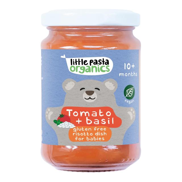 Little Pasta Organics Tomato & Basil Risotto Baby food,10m+, 180 Per Pack