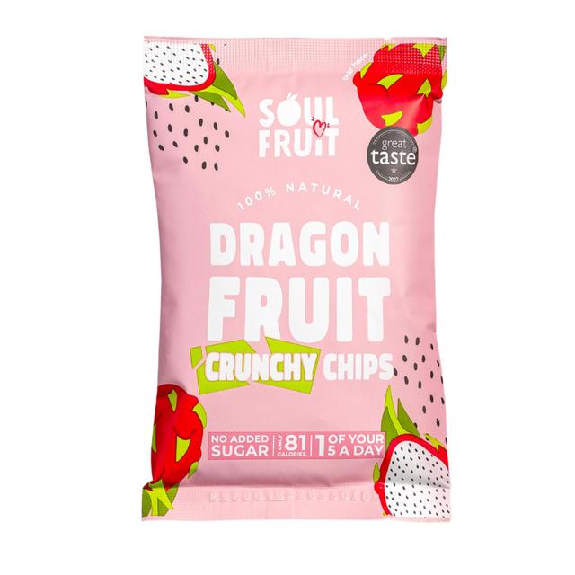 Soul Fruit Crunchy Dragon Fruit Chips, 20g