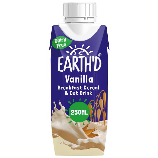 Earth’D Breakfast Cereal & Oat Drink - Vanilla, 250ml