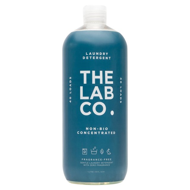 The Lab Co. Non Bio Laundry Detergent Fragrance Free 40 Washes, 1L