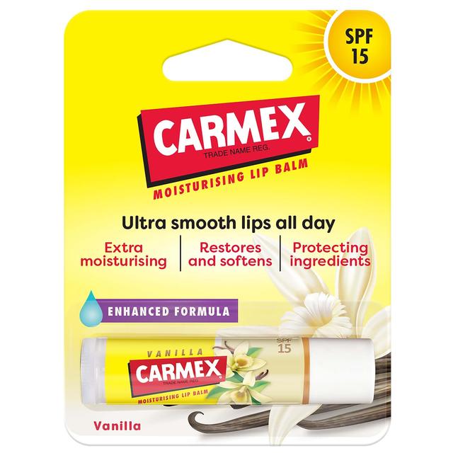 Carmex Lip Balm Ultra Moisturising Vanilla Premium Stick, 4.25g