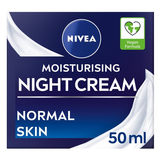 Nivea Night Cream Face Moisturiser for Normal Skin, 50ml