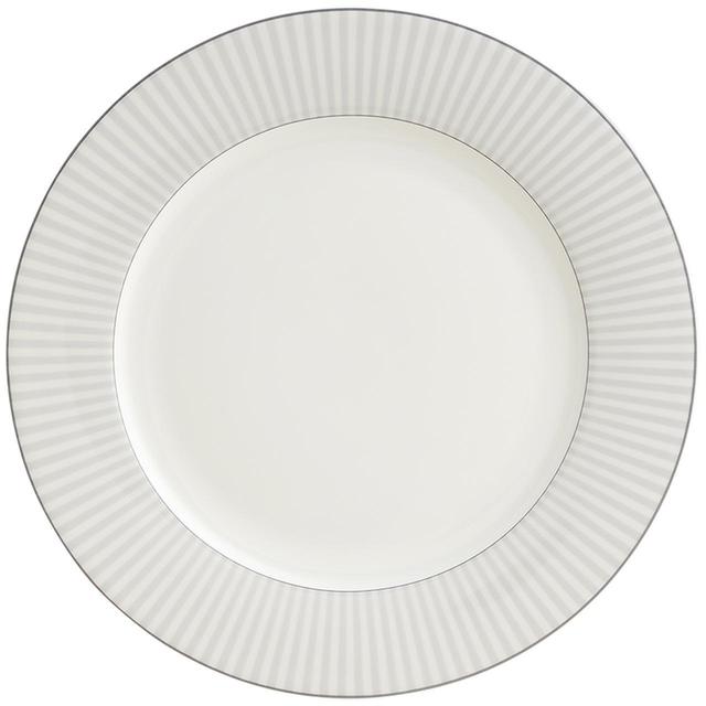 M & S Hampton Bone China Dinner Plate, 1 Size, Grey Mix
