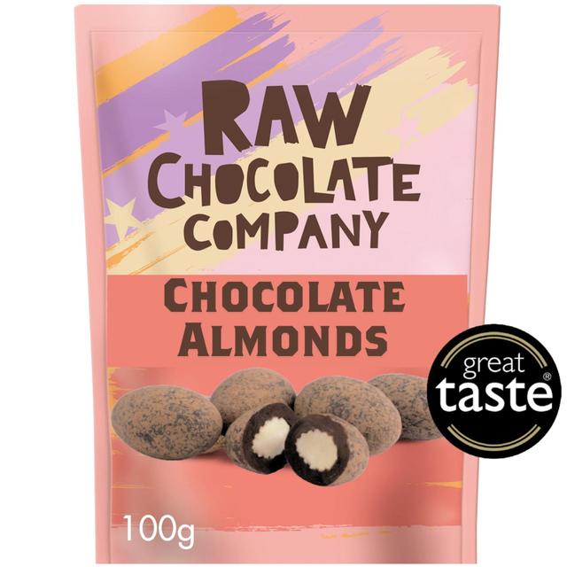 Raw Choc The Raw Chocolate Company Chocolate Almonds, 110g