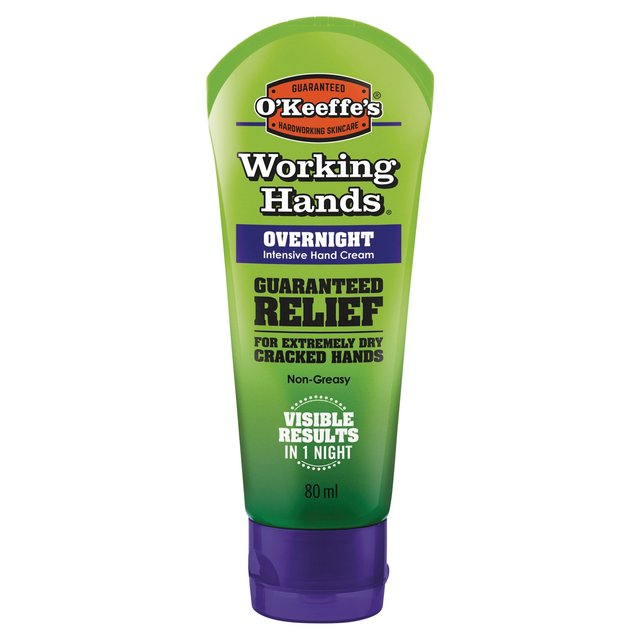 O’Keeffe’s Working Hands Overnight Tube, 80ml