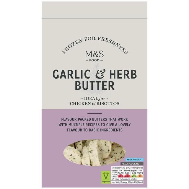 M & S Garlic & Herb Butter Frozen, 200g