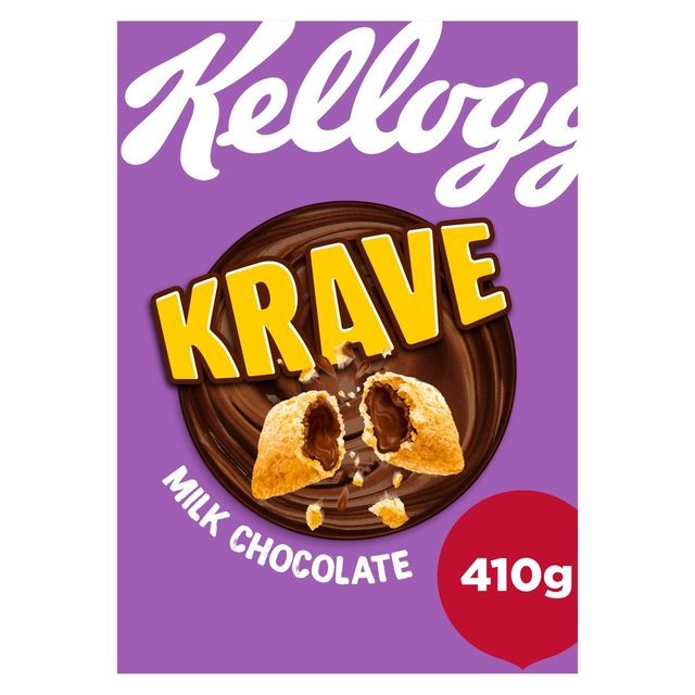 Kellogg’s Krave Milk Chocolate Breakfast Cereal, 410g
