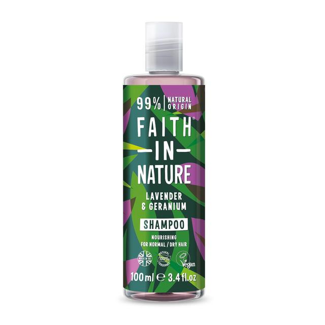 Faith In Nature Shampoo, Lavender & Geranium, 100ml