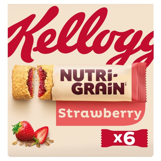 Kellogg’s Nutrigrain Strawberry, 6 Per Pack