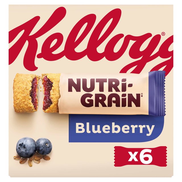 Kellogg’s Nutrigrain Blueberry, 6 Per Pack