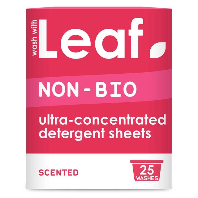 Wash With Leaf Non Bio Laundry Sheets 25, 25 Per Pack