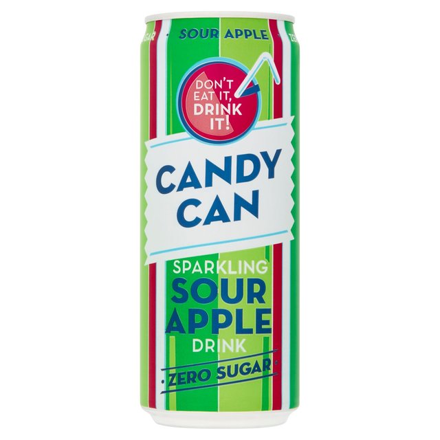 Candy Can Sour Apple Zero Sugar 330ml