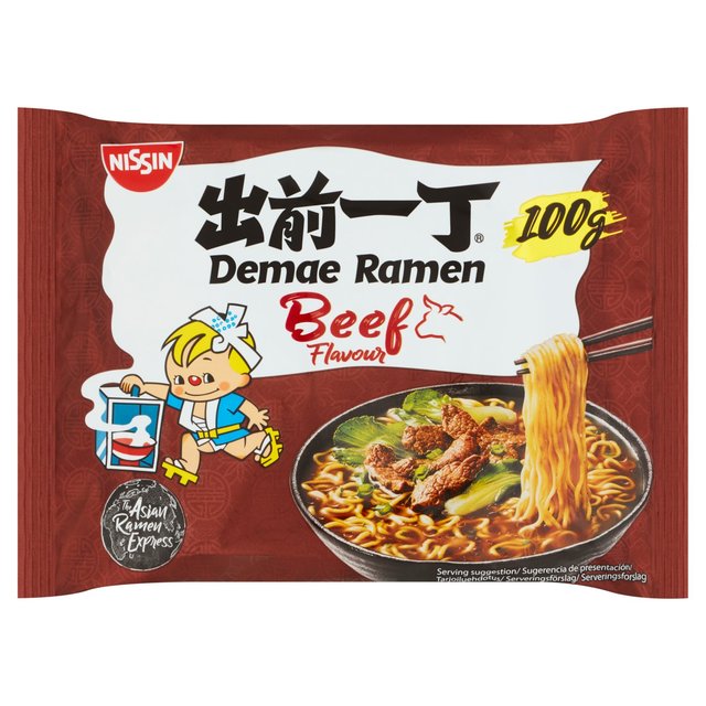 Nissin Demae Ramen Beef Noodles, 100g