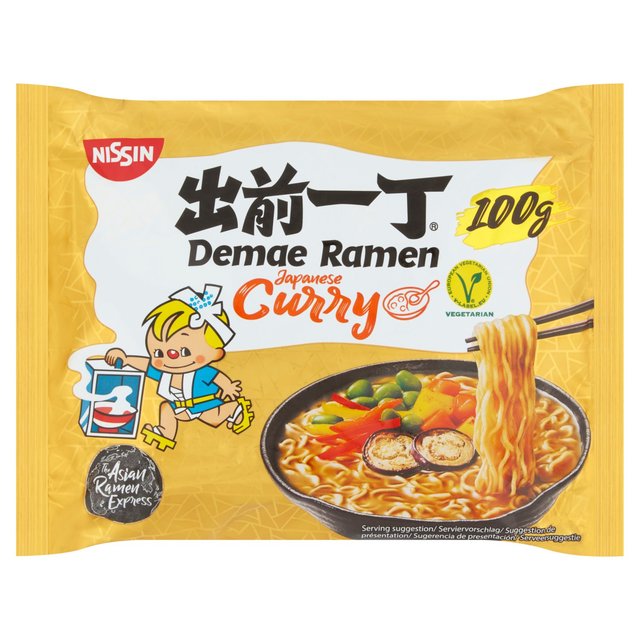 Nissin Demae Ramen Japanese Curry Noodles, 100g