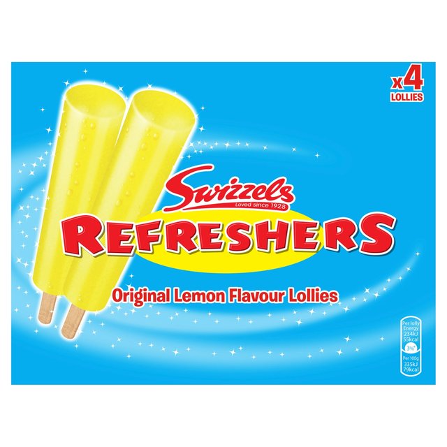 Swizzels Refreshers Lollies, 4 x 65ml