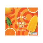 M&S 6 Valencia Orange Juice Ice Lollies