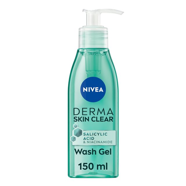 Nivea Derma Skin Clear Wash Gel, 150ml