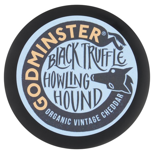 Godminster Black Truffle Vintage Organic Cheddar Round, 200g