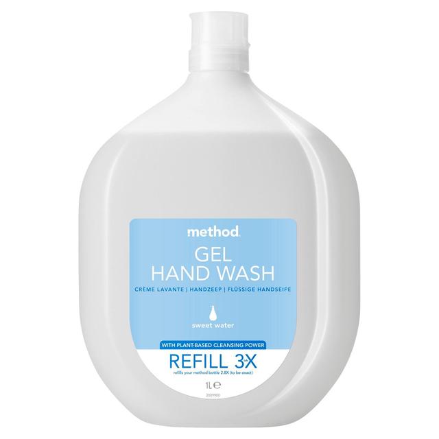 Method Sweet Water Hand Soap Refill, 1L