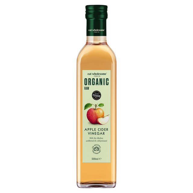 Eat Wholesome Organic Raw Apple Cider Vinegar With Mother, 500ml