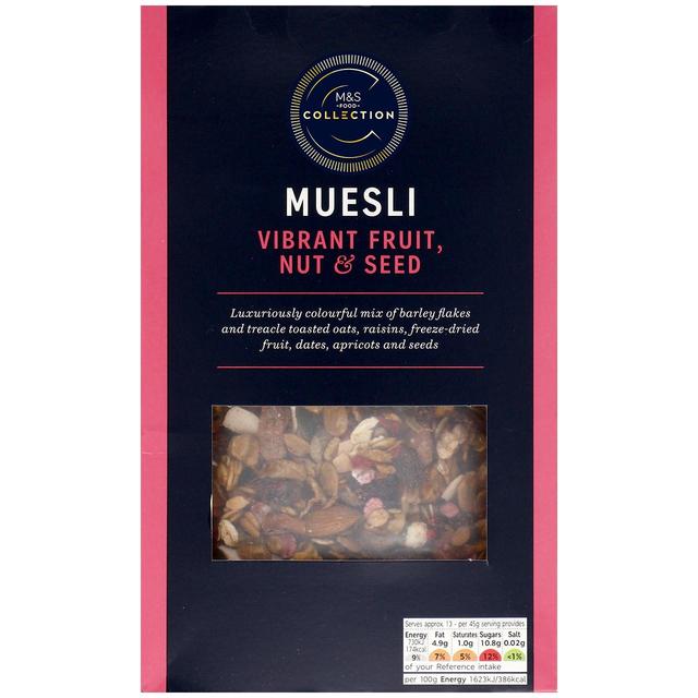M & S Collection Fruit Nut & Seed Muesli, 600g