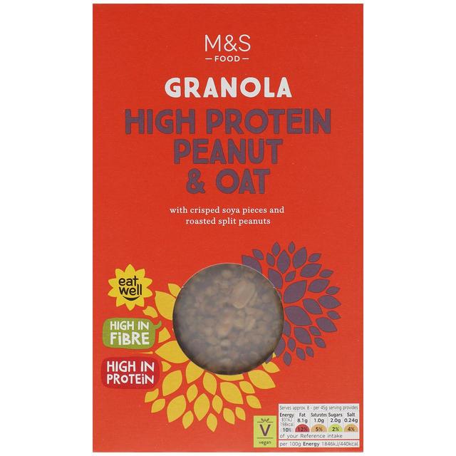 M & S High Protein Peanut & Oat Granola, 400g