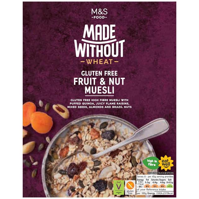 M & S Made Without Fruit & Nut Muesli, 360g