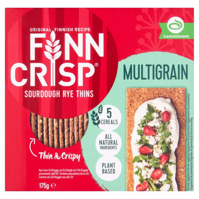 Finn Crisp Multigrain Thin Crispbread, 175g