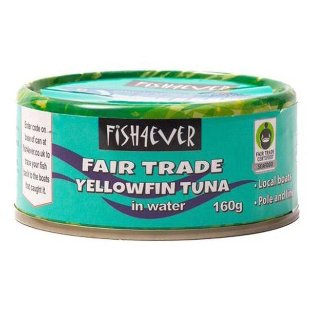 Fish4Ever Fair Trade Yellowfin Tuna in Water 160g