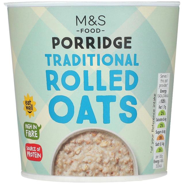 M & S Traditional Rolled Porridge Oats, 70g
