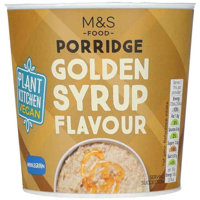 M & S Plant Kitchen Golden Syrup Flavour Porridge Pot, 70g