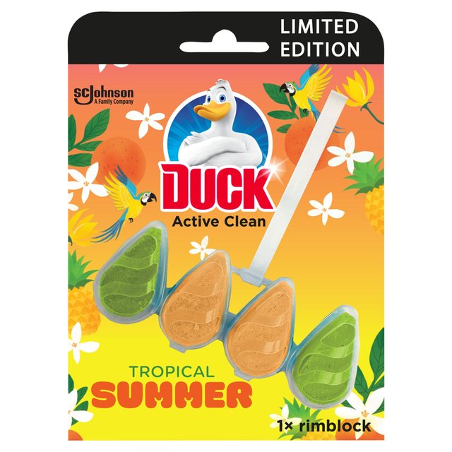 Duck Active Clean Rim Block Tropical Summer, 39g