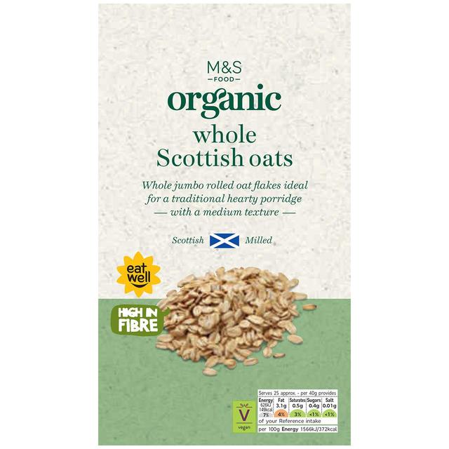 M & S Organic Whole Scottish Oats, 1kg