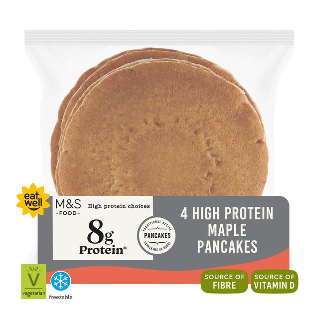 M & S 4 Maple Protein Pancakes, 280g