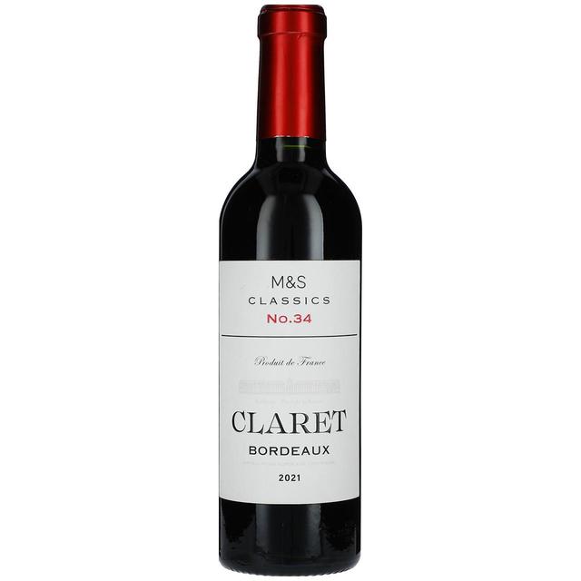 M & S Classics Claret Bordeaux Half Bottle, 37.5cl