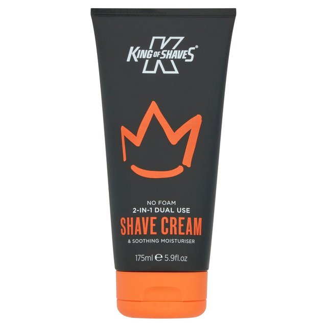 King of Shaves Dual-Use Shave Cream & Daily Moisturiser, 175ml