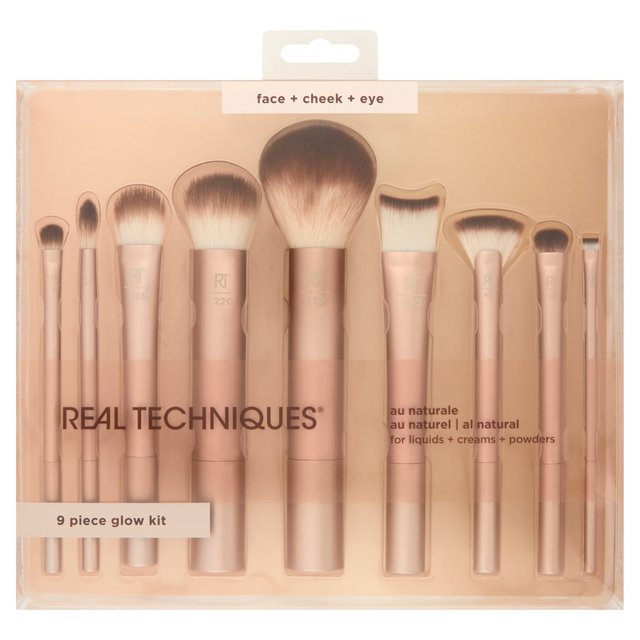Real Techniques Au Naturale Makeup Brush Kit, One Size