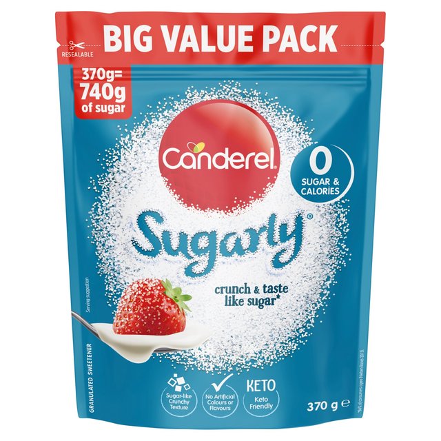 Canderel Sugarly Zero Calorie Sweetener, 370g