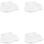 M&S Pure Cotton Booties, 0-12 Month, 4 Pack, White