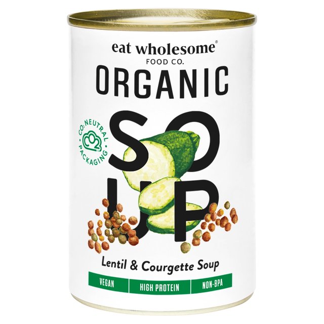 Eat Wholesome Organic Lentil & Courgette Soup, 400g