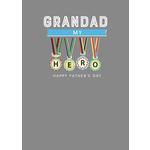 Laura Darrington Design - Grandad My Hero Father's Day Card 