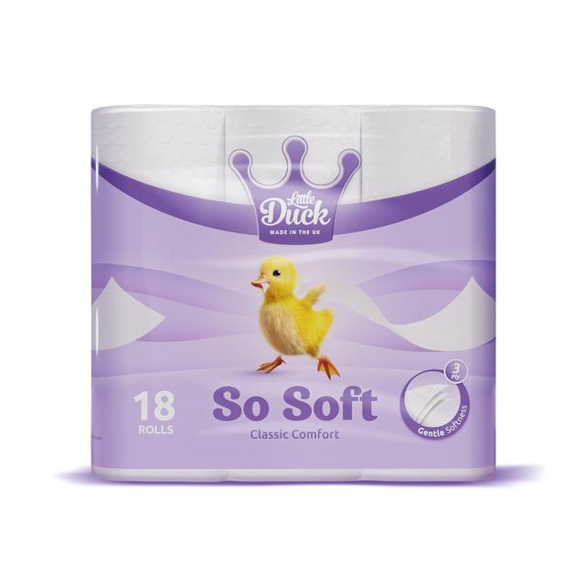 Little Duck So Soft Toilet Tissue 18 Pack, 18 Per Pack