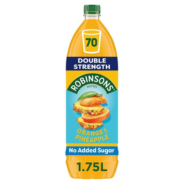 Robinsons Double Strength Orange & Pineapple Squash, 1.75L