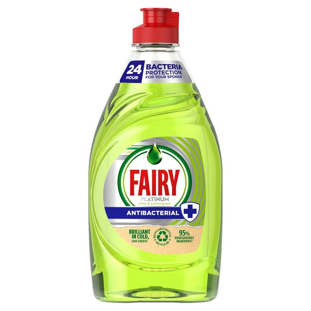 Fairy Antibacterial Lime Washing Up Liquid, 383ml
