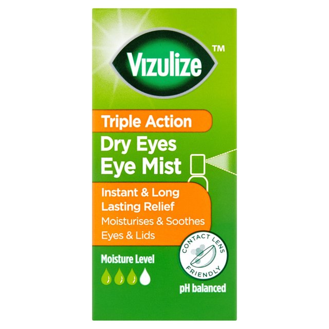 Vizulize Triple Action Dry Eye Mist, 10ml