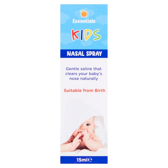 Essentials Kids Saline Nasal Spray, 15ml