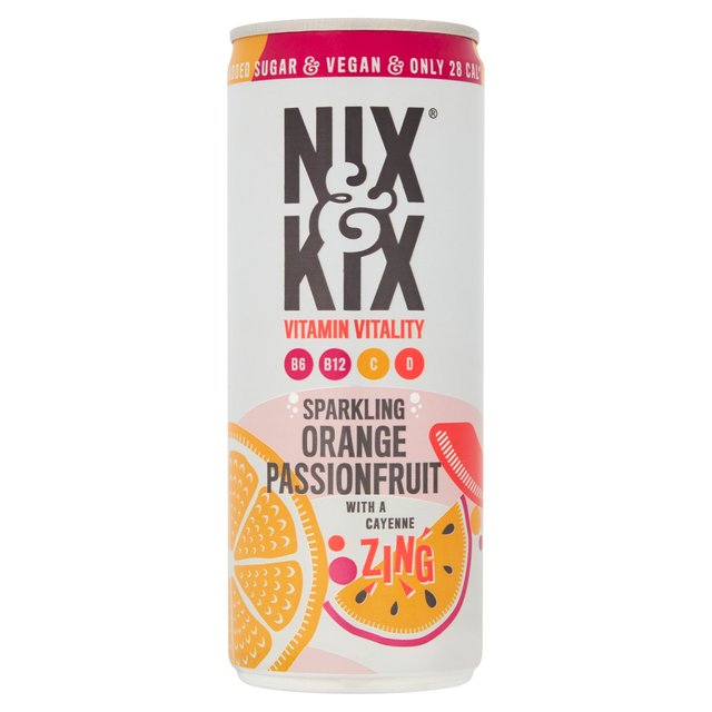 Nix & Kix Vitamin Vitality Orange & Passionfruit, 250ml